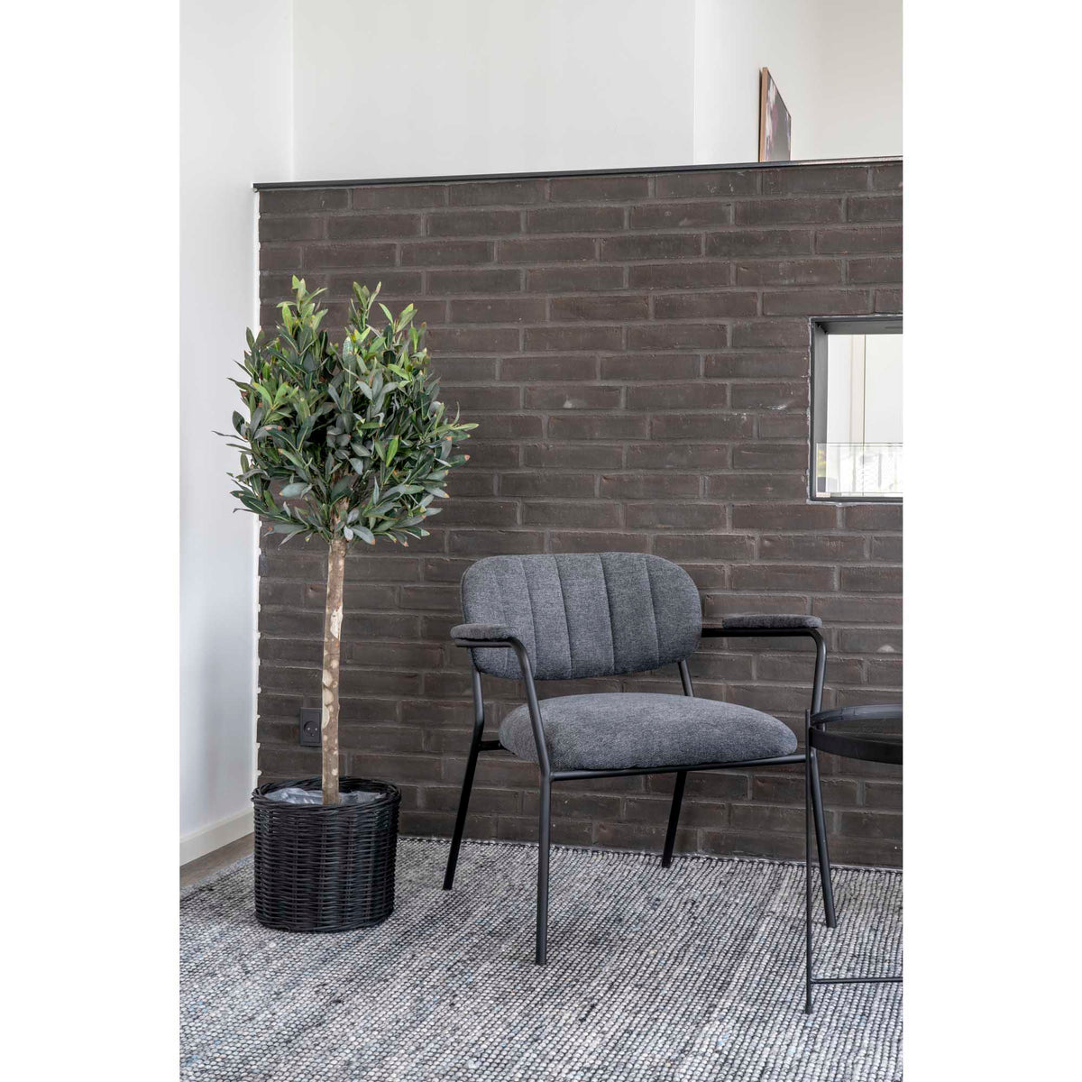 Kunstpflanze Olivenbaum – Grün, H 120 cm – Ansicht 7