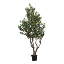 Kunstpflanze Olivenbaum – Grün, H 220 cm von Luiva Living