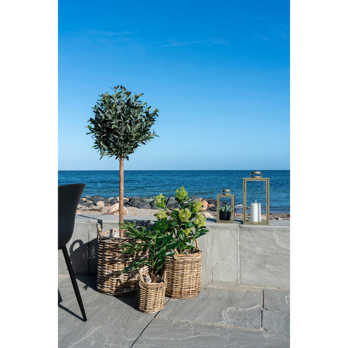 Kunstpflanze Feigenbaum – Grün, H 60 cm – Ansicht 3