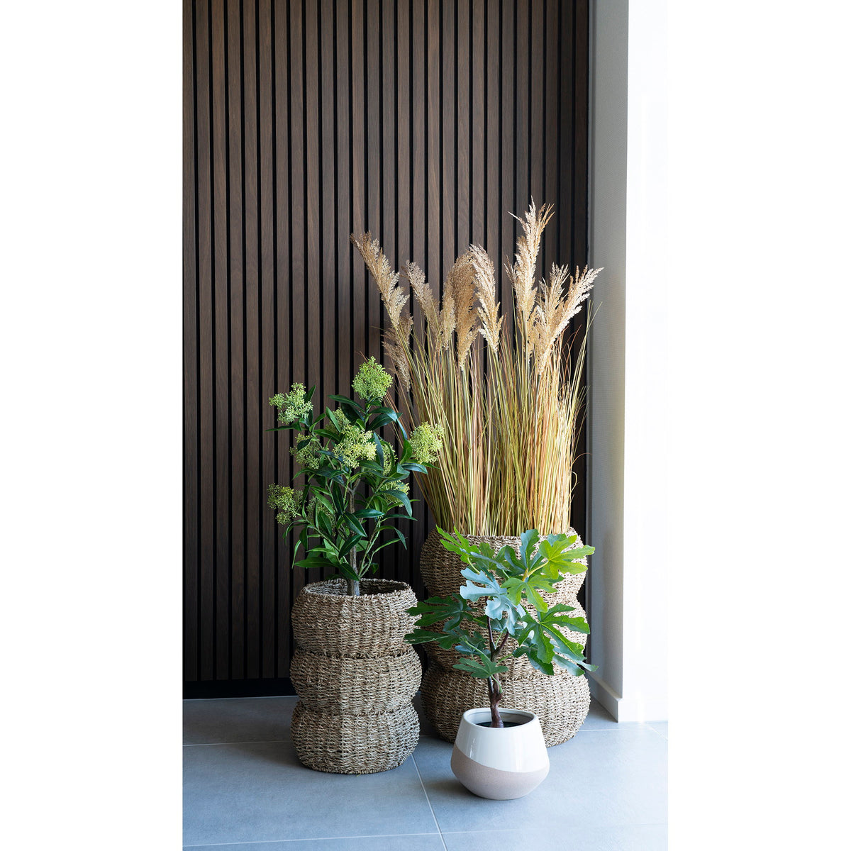 Kunstpflanze Feigenbaum – Grün, H 60 cm – Ansicht 4