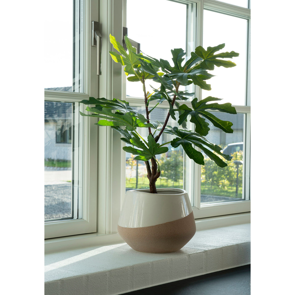 Kunstpflanze Feigenbaum – Grün, H 60 cm – Ansicht 5