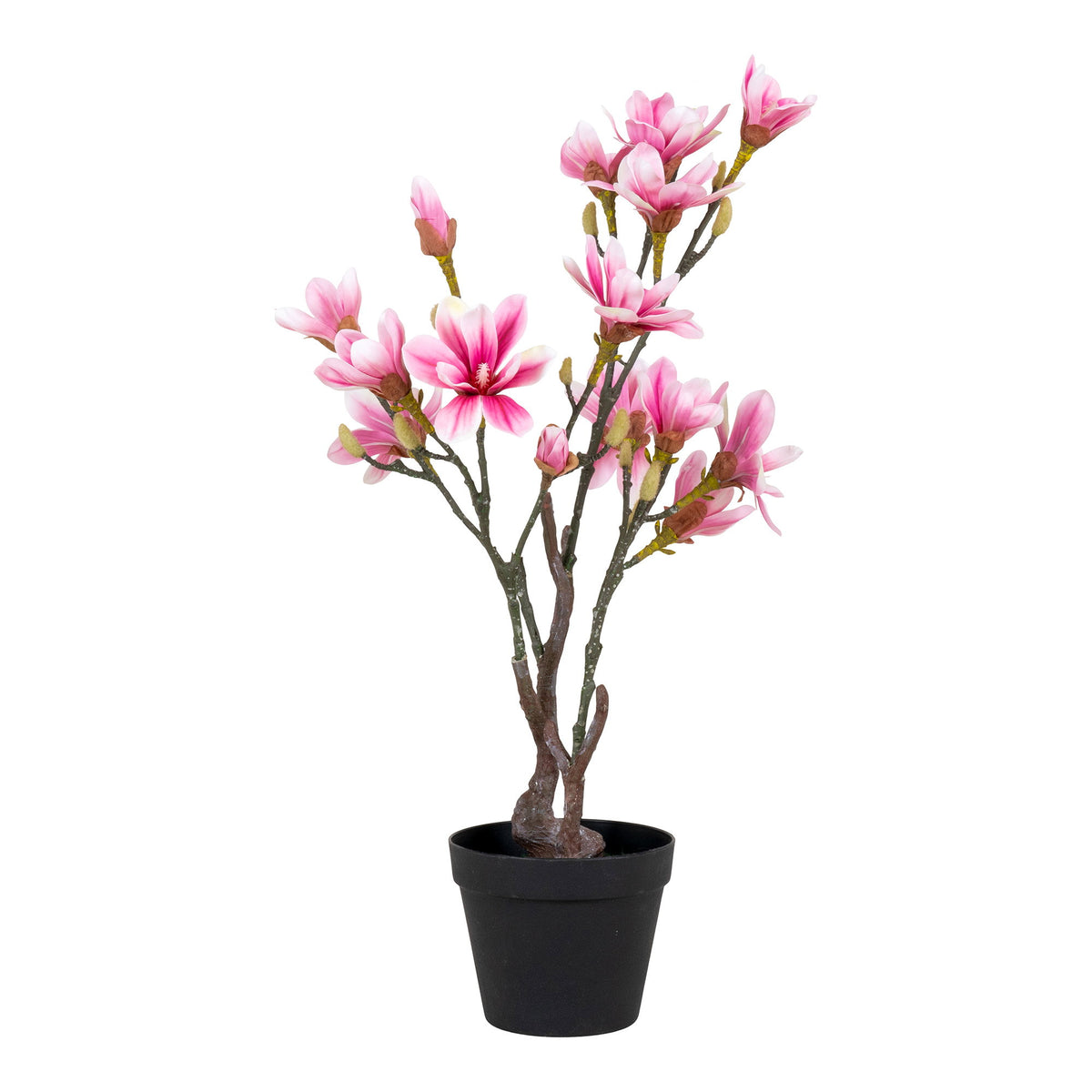 Kunstpflanze Magnolienbaum – Rosa, H 75 cm von Luiva Living