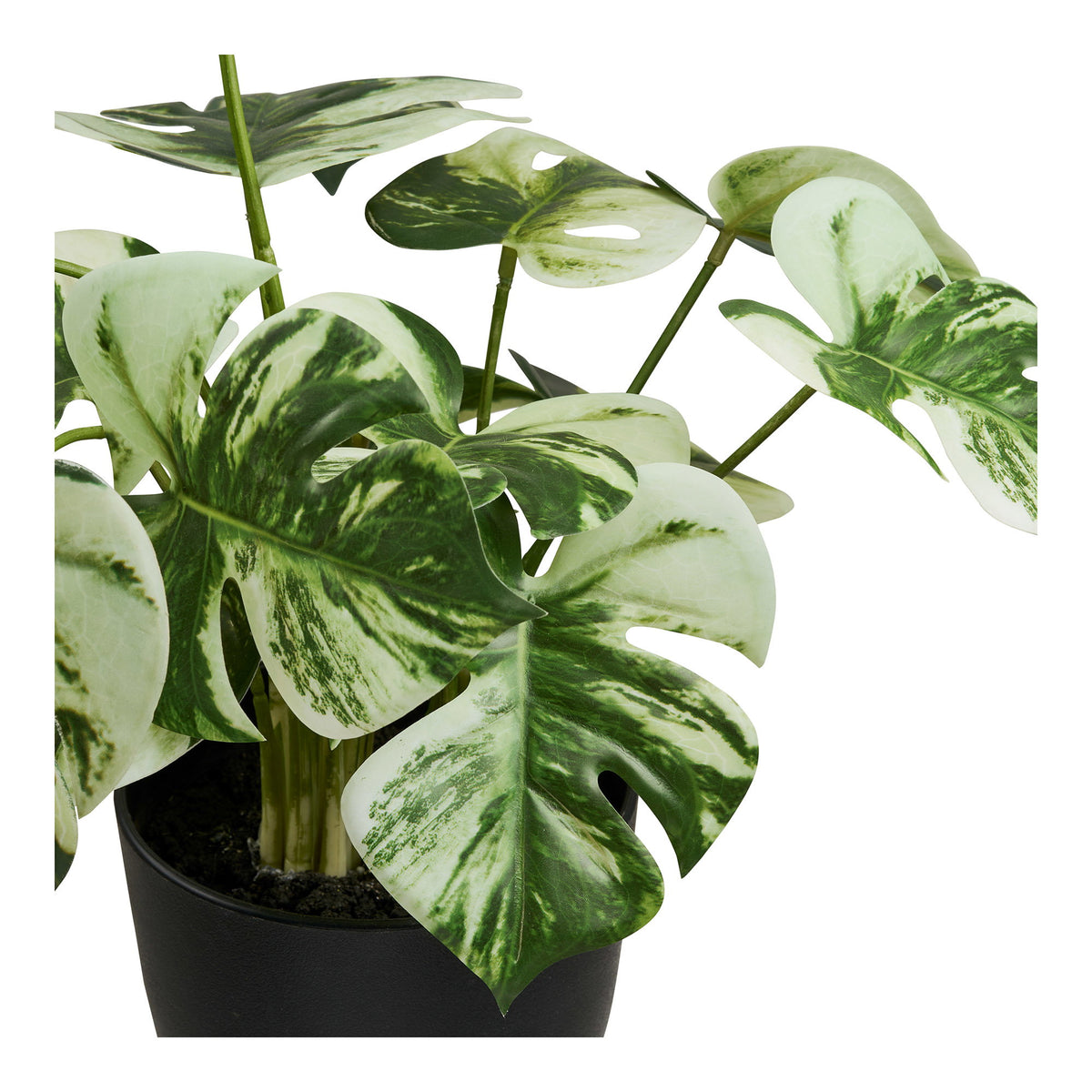 Kunstpflanze Monstera – Grün, H 43 cm – Ansicht 2