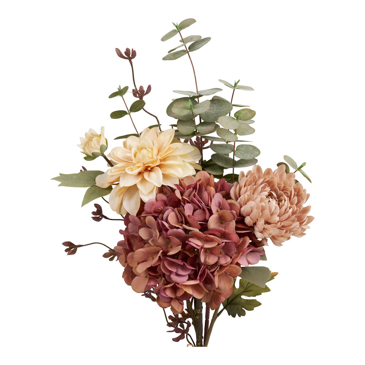 Kunstblumenstrauß mit Dahlien – Bunt – Ansicht 2