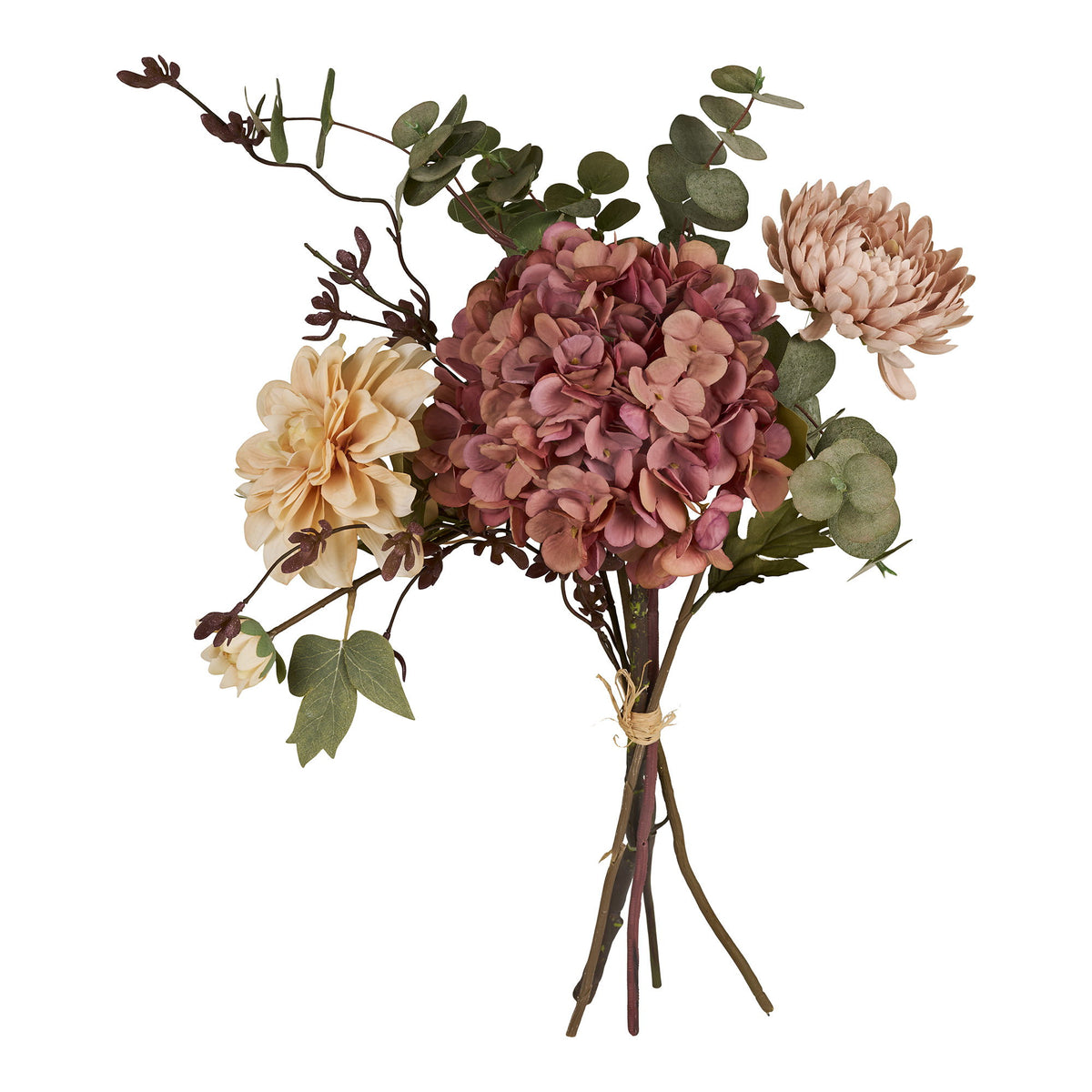 Kunstblumenstrauß mit Dahlien – Bunt – Ansicht 3