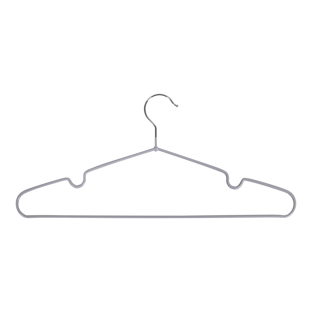 Kya Kleiderbügel 10er-Set – Metall Grau – Ansicht 2
