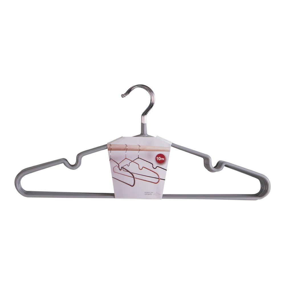 Kya Kleiderbügel 10er-Set – Metall Grau von Luiva Living