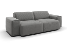 Lund 2,5-Sitzer-Sofa in Feincord Grau