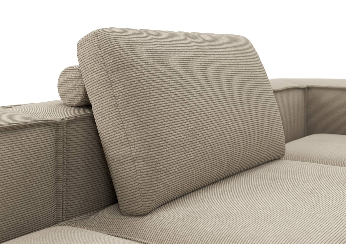 Bergen Rückenkissen in Feincord Sand