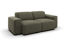 Lund 2-Sitzer-Sofa in Feincord Oliv